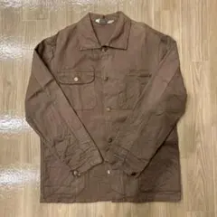 古着 カバーオール ミリタリージャケット ブラウン