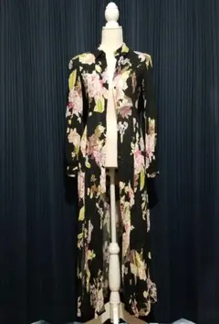 rienda リエンダ ロングワンピース ロングカーディガン 花柄