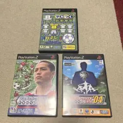 【動作確認済】PS2 サカつく 3本セット（2002 / 3 / '04）まとめ