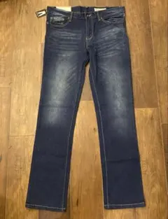 スリムフィットデニムパンツ ダークブルー