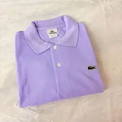 新品 LACOSTE ラコステ 鹿の子ポロシャツ L1212 パープル 3XL