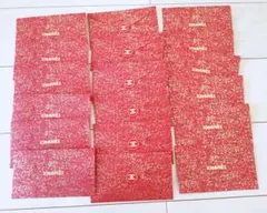 シャネル CHANEL　正規ノベルティ　封筒18枚セット　2024　ホリデー限定