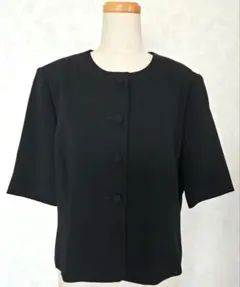 礼服ブラックフォーマル　半袖ジャケット　15号　夏物　大きいサイズ