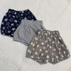 ベビー　かぼちゃパンツ　3枚セット