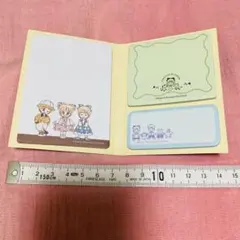 未使用！姫ちゃんのリボンのふせんセット☆青りぼん付箋ポストイット新生活