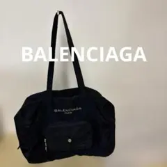 【美品】BALENCIAGA ブラックボストンバッグのサムネイル