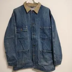 ラルフローレン 80s デニムカバーオール 白タグ Mサイズ