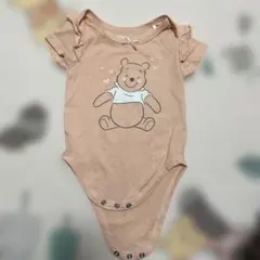 Disney baby プーさんロンパース 9M ベージュ