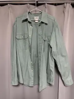 L.L.Bean 薄い緑 長袖シャツ