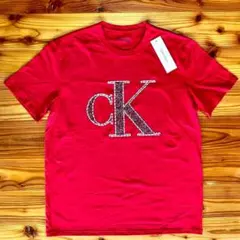 日本未入荷 カルバンクライン Calvin Klein Tシャツ 赤 レッド M