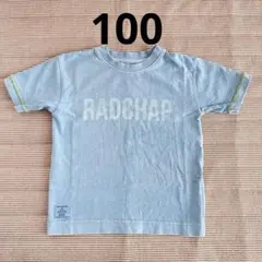 100 RADCHAP ライトブルー 半袖 Tシャツ ヴィンテージ加工のサムネイル