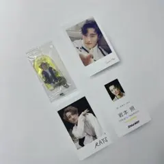 Snow Man 岩本照 チェキ風カード お守りキーホルダー セット