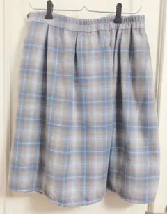 膝丈スカート チェック柄 レディース 匿名配送