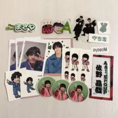 佐野晶哉 ヘアクリップ、ステッカー