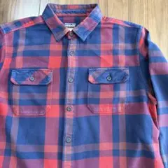 Patagonia オーガニックコットン チェックシャツ Lのサムネイル