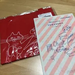 C&S トラネコボンボン　コットンプリントバッグ