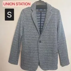 グレー テーラードジャケット