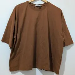 【お値引き】MOUSSY 半袖Tシャツ ブラウン FREE 新品タグ付