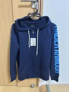 UNDER ARMOUR ネイビー フルジップパーカー MD