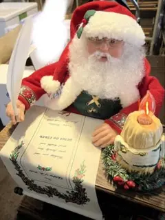 サンタクロースの置物