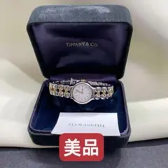 希少レアティファニーTiffanyTesoroL0112腕時計K18/SSコンビ | Mercari