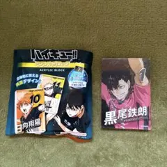 ハイキュー‼︎ アクリルブロック 黒尾鉄朗　音駒