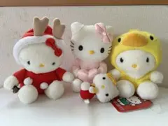 ハローキティ ぬいぐるみ4コセット