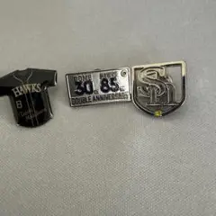 福岡ソフトバンクホークス ピンバッジ三点セット