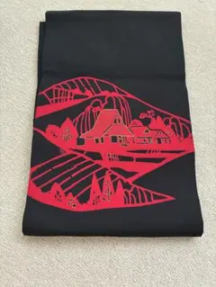 風景模様 名古屋帯⑦