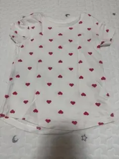 西松屋　ハート柄 Tシャツ 100cm