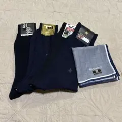 メンズ ソックス 4足セット + GIVENCHY ハンカチ