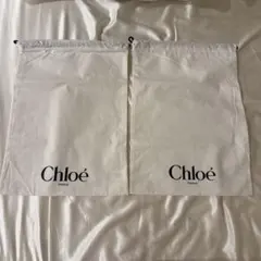 Chloé 収納袋 2個セット ホワイトのサムネイル
