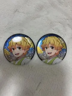 ［鬼滅の刃］［JF2026］ランダムホログラム缶バッジ　我妻善逸2つ