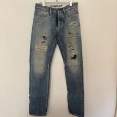 【DENHAM】ダメージ加工デニムパンツ（W29）