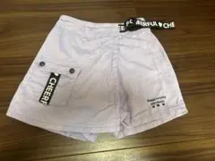 ハーフパンツ 紫色