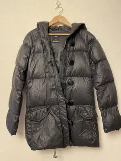 AZUL by moussy フード付きダウンジャケット Mサイズ ブラック