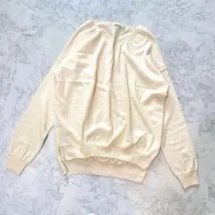 カプリシューレマージュ ニット　セーター　マシンウォッシャブル　アイボリー　白