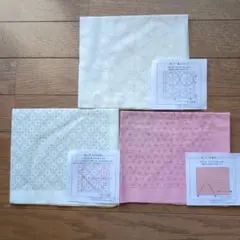 ホビーラホビーレ　刺し子布　3枚 ②