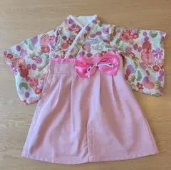 ベビー袴 袴ロンパース 女の子 80 スウィートマミー