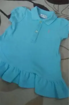 【ラルフローレン】ワンピース ポロシャツ　水色