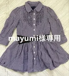 Ralph Lauren ラルフローレン　チェック柄ワンピース 3T