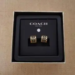 【Airin様専用】COACH ゴールド ドットパターン ピアス