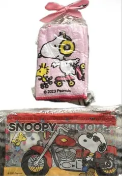スヌーピーミニポーチ&ミニタオル
