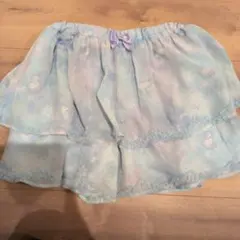 mezzo piano ユニコーンプリント キュロット