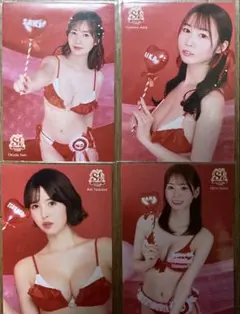 【非売品】アイドル写真4枚セット☆奥田咲/夢乃あいか/葵つかさ/未歩ななのサムネイル