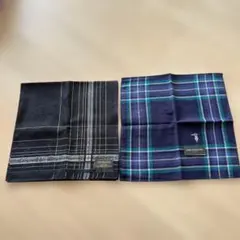 TRUSSARDI 2枚セット トラサルディ ハンカチとタオルハンカチ
