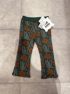 【新品】しまむら コラボ mildmile むくぞー 花柄パンツ 90