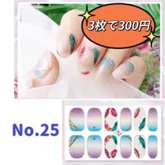 貼るだけ　ジェルネイルシールNo.25