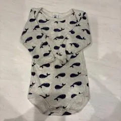 PETIT BATEAU プチバトー クジラ柄 ロンパース 12m/74cm