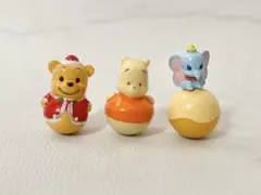 【送料込み】　ディズニー　プーさん　ダンボ　おきあがりこぼし